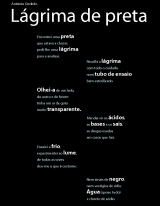 Ilustração do poema lágrima de preta